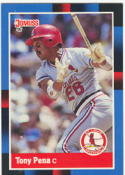 1988 Donruss Baseball Cards    170     Tony Pena